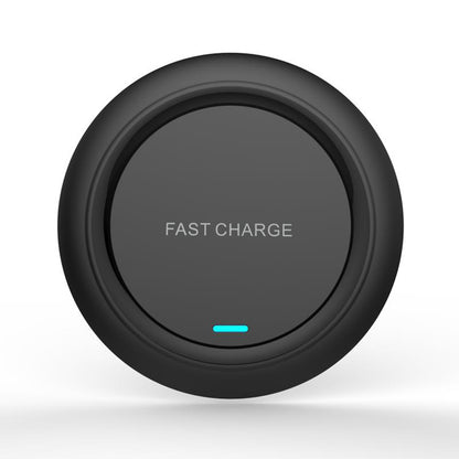 Ultra-Thin Round Desktop Wireless Charging Pad - Fast Charge Mat for iPhone, Huawei & Samsung