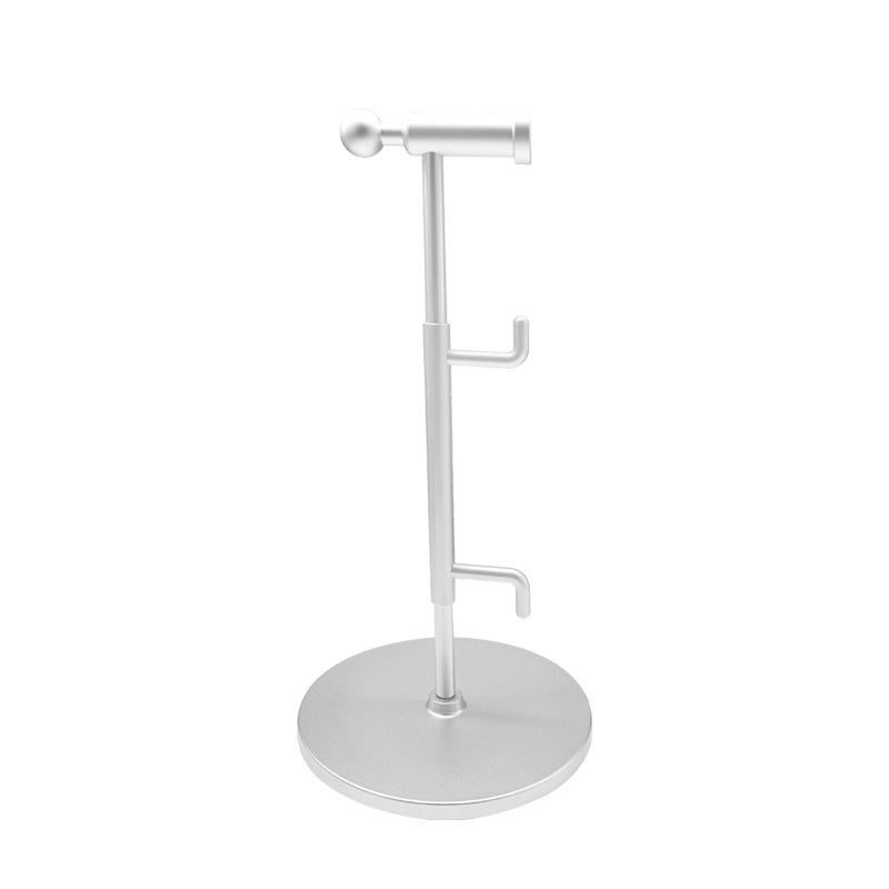 Premium Universal Metal Headphone Holder - Curved Base Gaming Headset Mount Stand