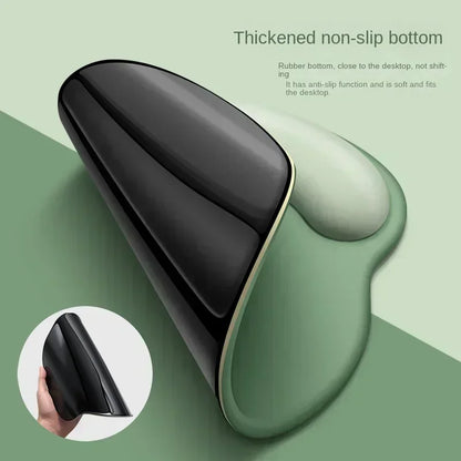 Gradient Silicone Mouse Pad with Wrist Rest - Ergonomic Anti-Slip Wrist Support Pad for Computer & Office