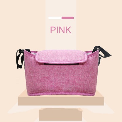 Universal Baby Stroller Organizer Bag with Cup Holder and Storage Pockets