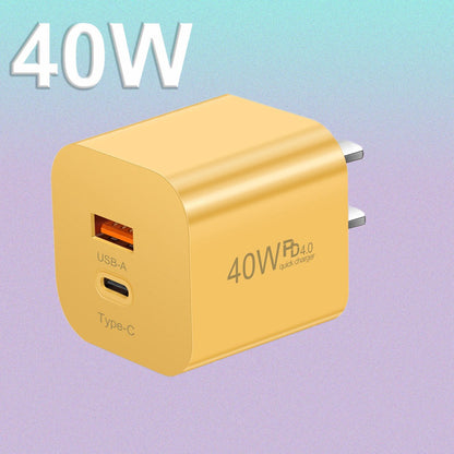 40W Fast Charging Adapter - Universal Type-C PD Wall Charger Brick