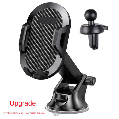 Telescopic Long Arm Car Phone Holder - Suction Cup Mount for Dashboard & Windshield