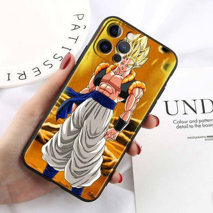 Anime Dragon Ball Super Saiyan Gogeta Phone Case - Soft TPU Protective Cover for iPhone 15 14 13 12 Pro Max