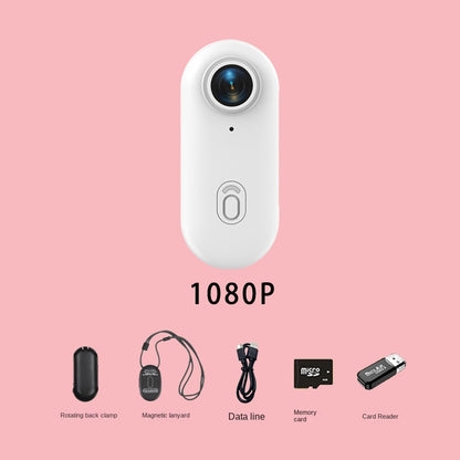 4K Miniature Sports Action Camera - Portable Magnetic Thumb Recorder for Biking & Vlogs