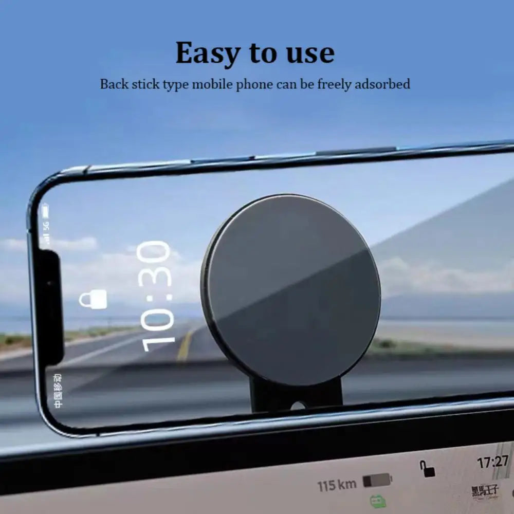 Magnetic Laptop Screen Expansion Side Phone Holder - Foldable Aluminum Monitor Mount Bracket
