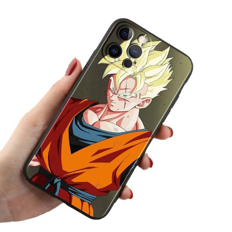 Anime Dragon Ball Super Saiyan Gogeta Phone Case - Soft TPU Protective Cover for iPhone 15 14 13 12 Pro Max