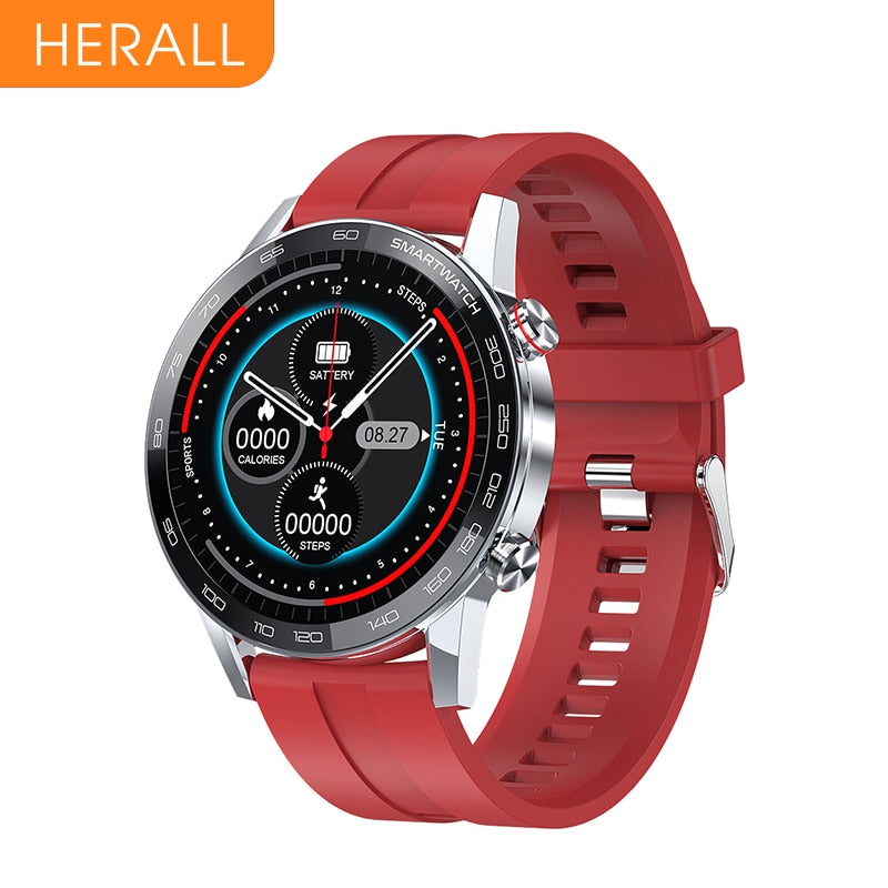 HERALL ECG Smart Watch for Men - IP68 Waterproof Smartwatch with Blood Pressure & Heart Rate Monitor