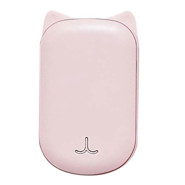 Cute 2-in-1 Rechargeable Hand Warmer & 3600mAh Power Bank - Portable USB Electric Pocket Heater