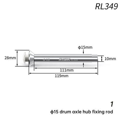 RISK RL350 Bicycle Hub Maintenance Vise Clamp Tool - 20mm Thru Axle Drum Hub Fixing Rod