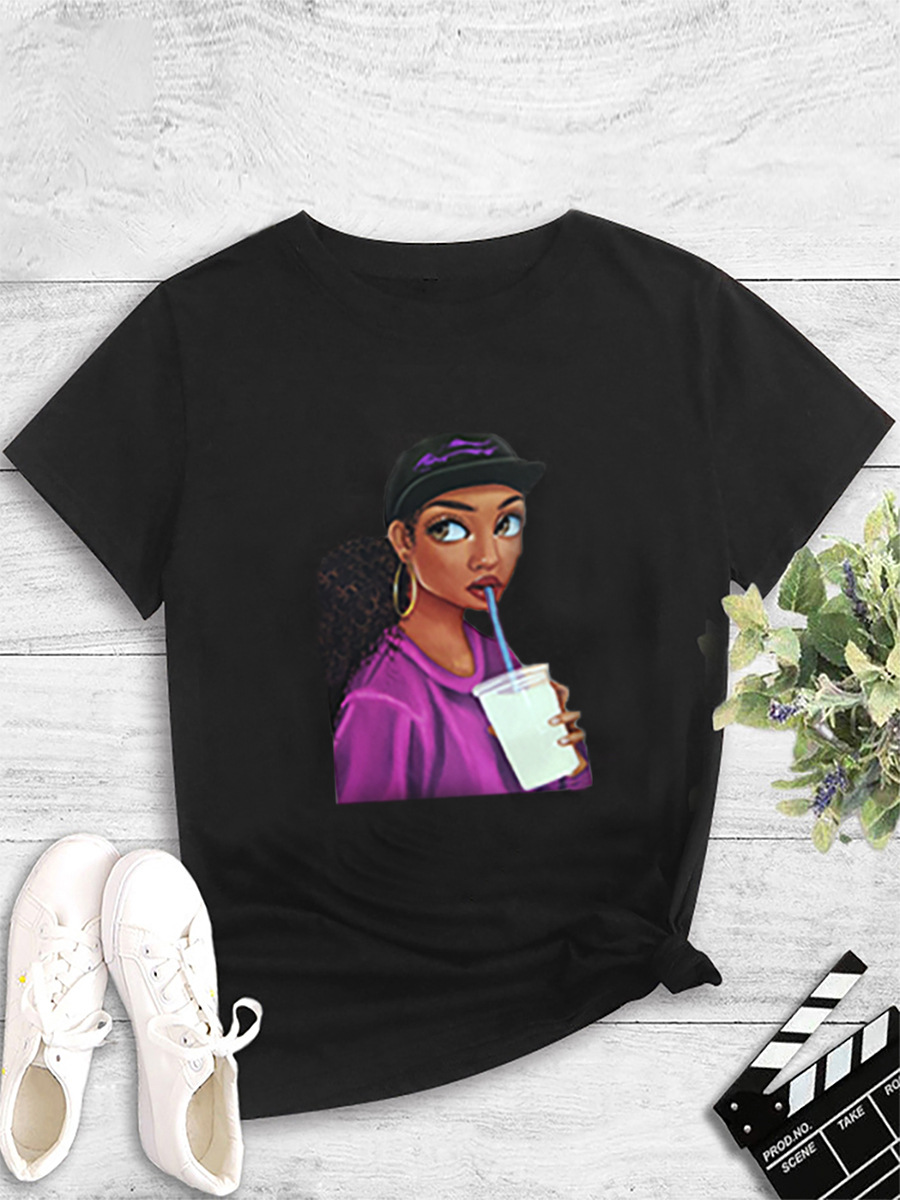 Women's Sassy Slogan Graphic T-Shirt - Fashion Casual Top
