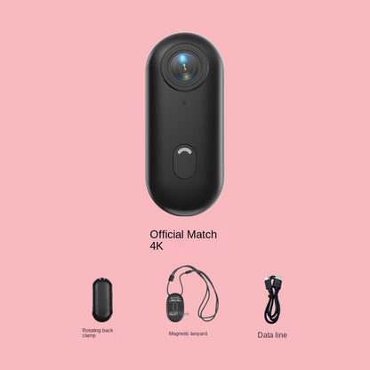 4K Miniature Sports Action Camera - Portable Magnetic Thumb Recorder for Biking & Vlogs