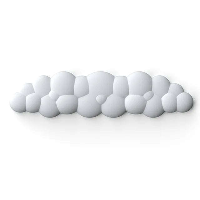 Cloud Memory Foam Keyboard & Mouse Wrist Rest Set - Ergonomic Anti-Slip Desktop Wrist Support Pad for Office & Gaming