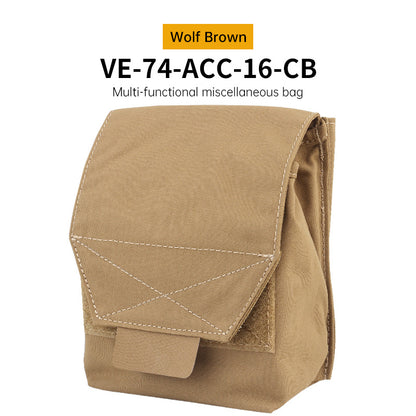 Tactical Laser Cut MOLLE Admin Pouch - Multi-Use Utility Storage & EDC Organizer