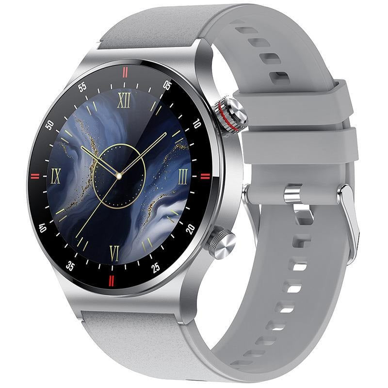QW33 Sports Smartwatch with Music Player - Stainless Steel Pedometer Watch for Men