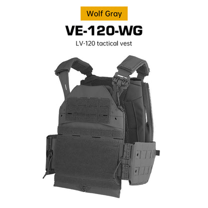 Quick Release Tactical Plate Carrier Vest - MOLLE Camouflage Body Armor Vest