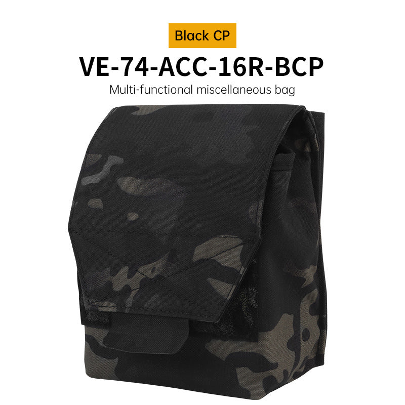 Tactical Laser Cut MOLLE Admin Pouch - Multi-Use Utility Storage & EDC Organizer