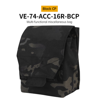 Tactical Laser Cut MOLLE Admin Pouch - Multi-Use Utility Storage & EDC Organizer