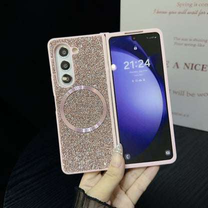 Magnetic Luxury Sparkle Glitter Case for Samsung Galaxy Z Fold 6 5 4 3 - MagSafe Compatible Cover