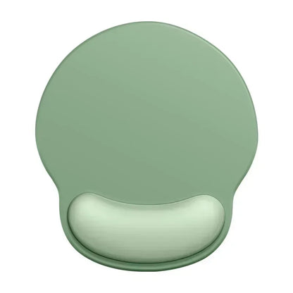 Gradient Silicone Mouse Pad with Wrist Rest - Ergonomic Anti-Slip Wrist Support Pad for Computer & Office