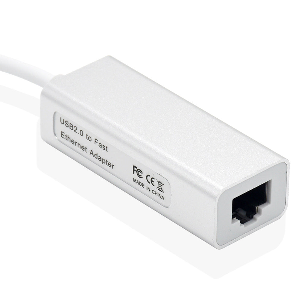 Aluminum Alloy USB & Type-C to RJ45 Ethernet Adapter - 100Mbps Network Interface Converter