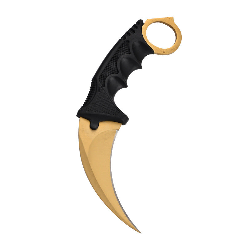 Outdoor Tactical Karambit Claw Knife - Fixed Blade Wilderness Survival Knife with Sheath