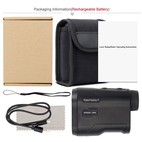 KM-M600 Handheld Laser Rangefinder Telescope - Multifunctional Golf Electronic Ruler