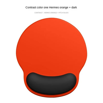 Gradient Silicone Mouse Pad with Wrist Rest - Ergonomic Anti-Slip Wrist Support Pad for Computer & Office