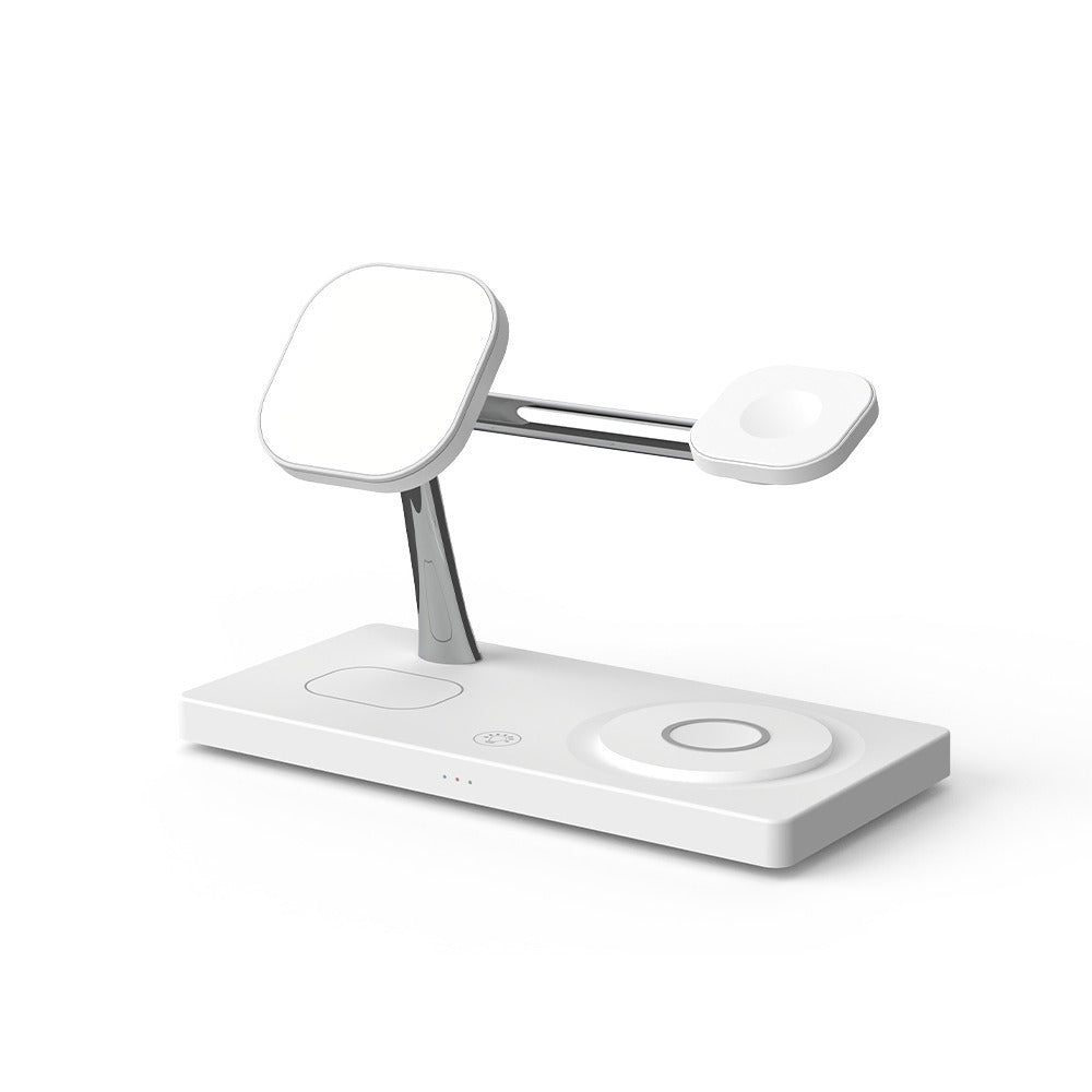Multi-Function 7-in-1 Wireless Charger Stand - Magnetic Fast Charging Dock for Apple Devices
