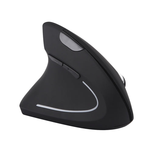 Ergonomic Left-Handed Vertical Wireless Mouse - Rechargeable Upright Esports & Office Mouse
