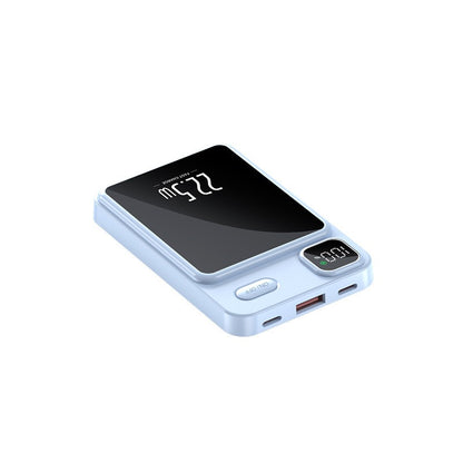 22.5W Fast Charging Magnetic Wireless Power Bank - Ultra-Thin Compact Portable Charger with Digital Display
