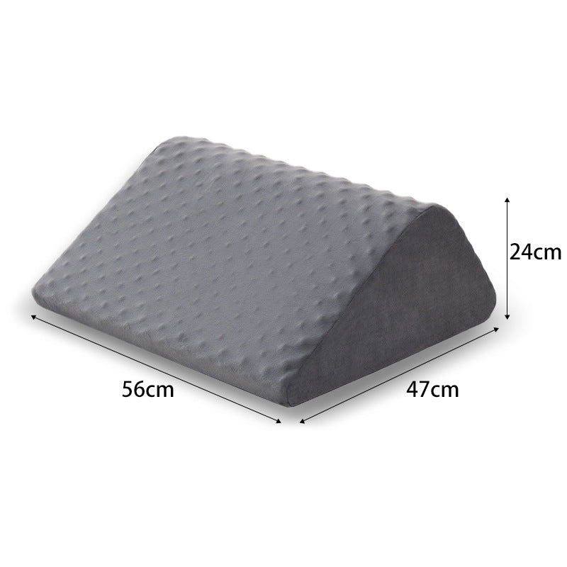 Foam Wedge Elevation Pillow - Back Support & Leg Elevation Cushion for Sleeping & Recovery