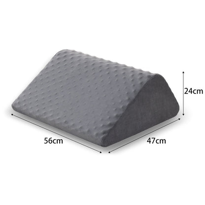 Foam Wedge Elevation Pillow - Back Support & Leg Elevation Cushion for Sleeping & Recovery