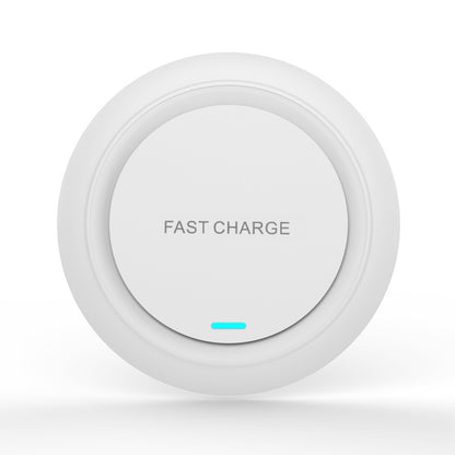 Ultra-Thin Round Desktop Wireless Charging Pad - Fast Charge Mat for iPhone, Huawei & Samsung