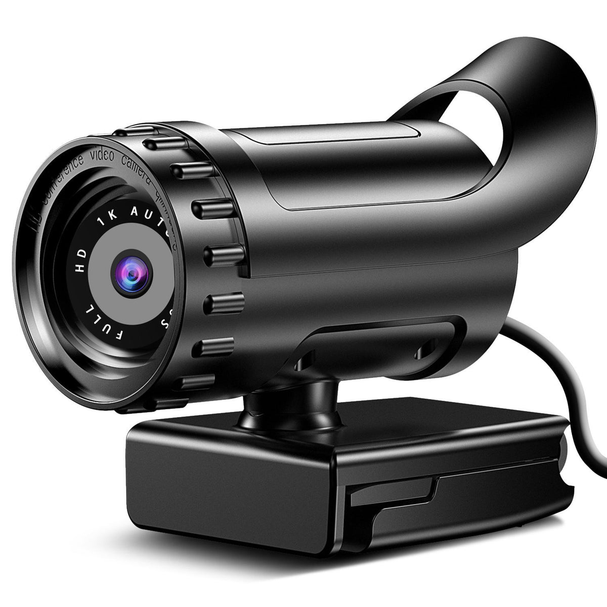 4K Autofocus USB Webcam - HD Network Computer Camera with Drive-Free Plug & Play