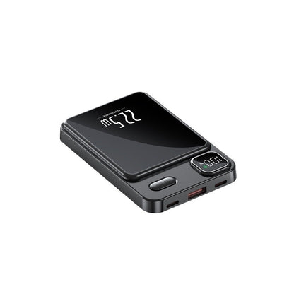 22.5W Fast Charging Magnetic Wireless Power Bank - Ultra-Thin Compact Portable Charger with Digital Display