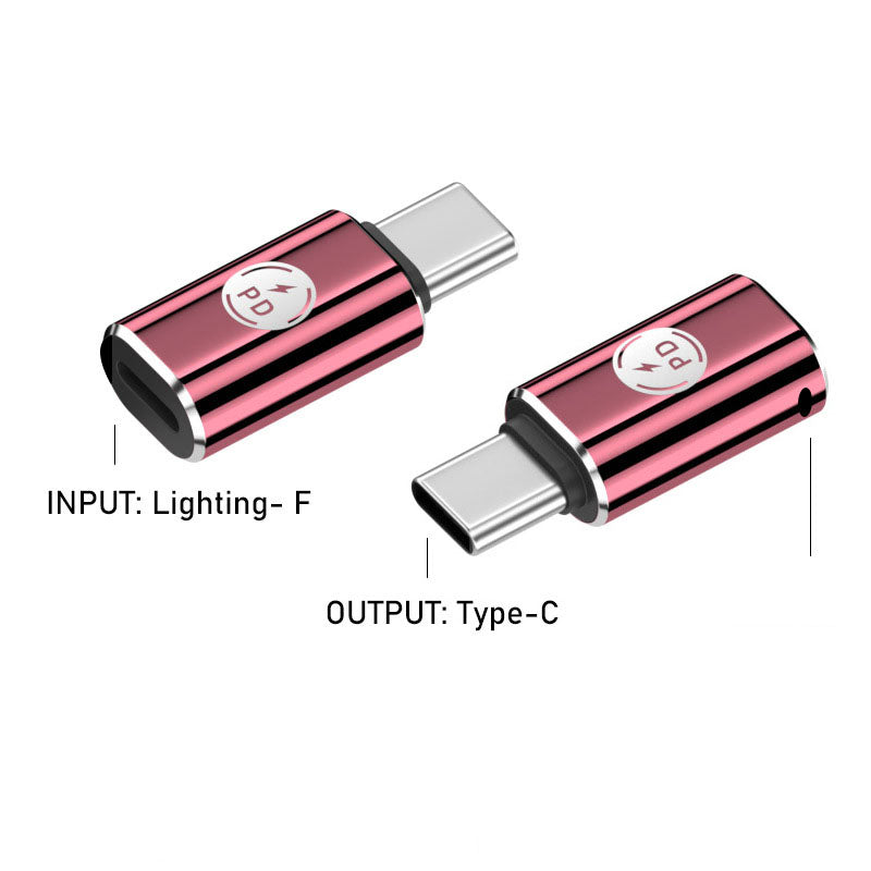 Lightning Female to Type-C Male 27W PD Fast Charging Adapter for iPhone 16 15 Series & iPad