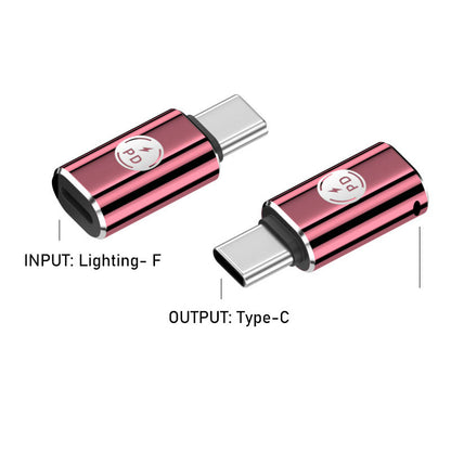 Lightning Female to Type-C Male 27W PD Fast Charging Adapter for iPhone 16 15 Series & iPad