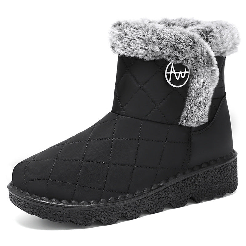 Women's Soft Soled Polyurethane Velvet Thick Snow Boots