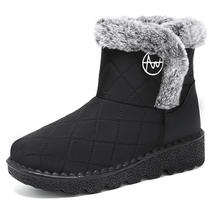 Women's Soft Soled Polyurethane Velvet Thick Snow Boots