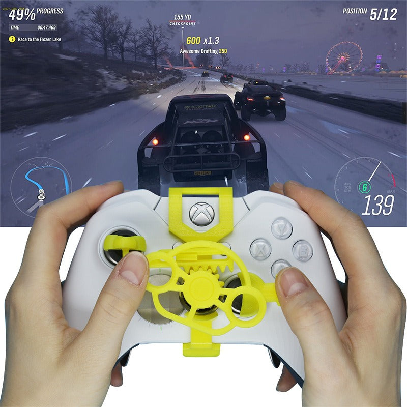Xbox One Series X S Elite Controller Steering Wheel - Mini Racing Game Simulator Bracket