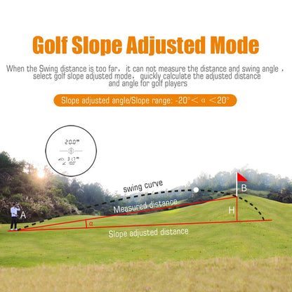 Professional Golf Laser Rangefinder - 600m Hunting & Distance Finder