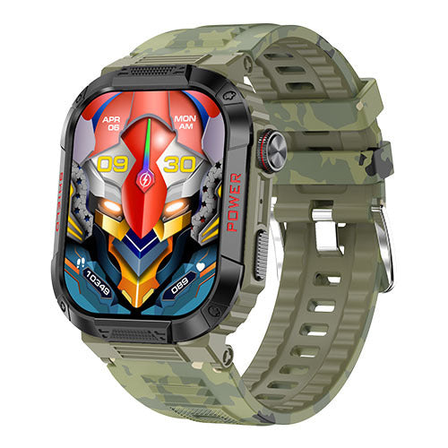 TK25 Smart Watch - IP68 Waterproof Rugged Outdoor Sports Smartwatch with Bluetooth Call & Health Monitoring