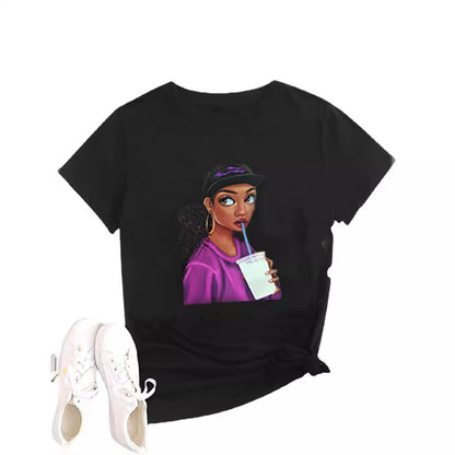 Women's Sassy Slogan Graphic T-Shirt - Fashion Casual Top