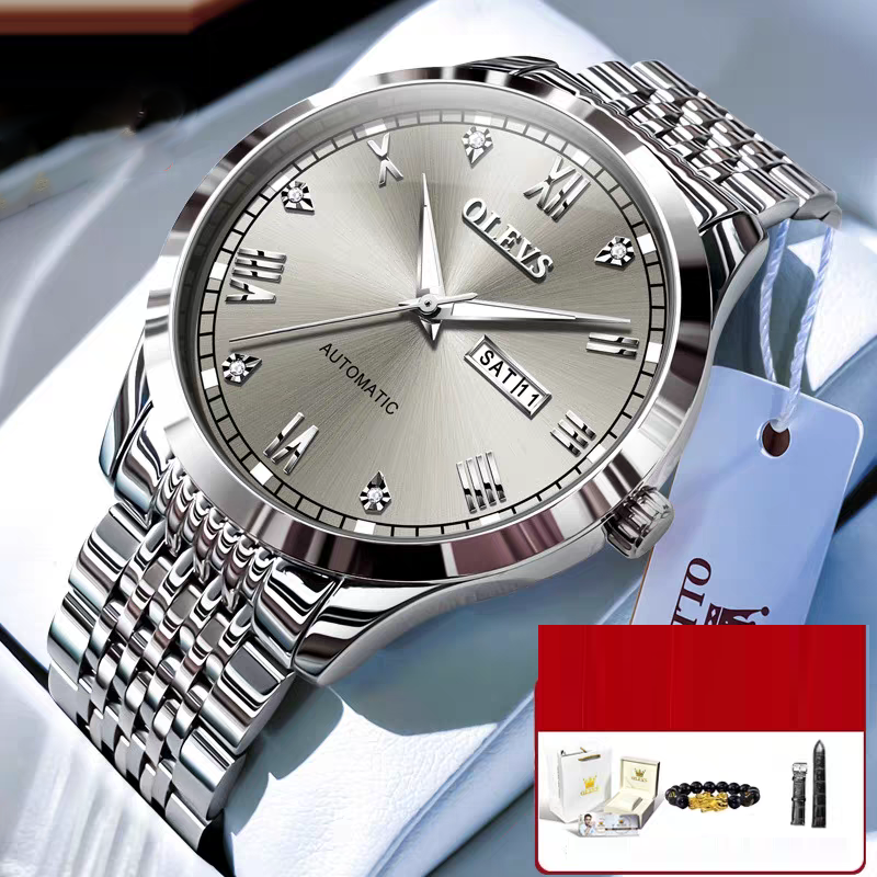 OLEVS Luxury Men's Automatic Mechanical Watch - Waterproof Luminous Business Wristwatch