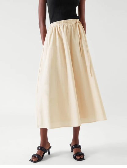 Women's 100% Cotton Wide Leg Pants - Breathable Loose Fit Summer Trousers