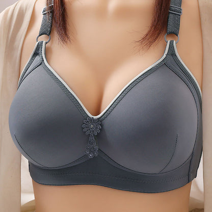 Women's Comfortable Wire-Free Plus Size Bra - Breathable Support Underwear