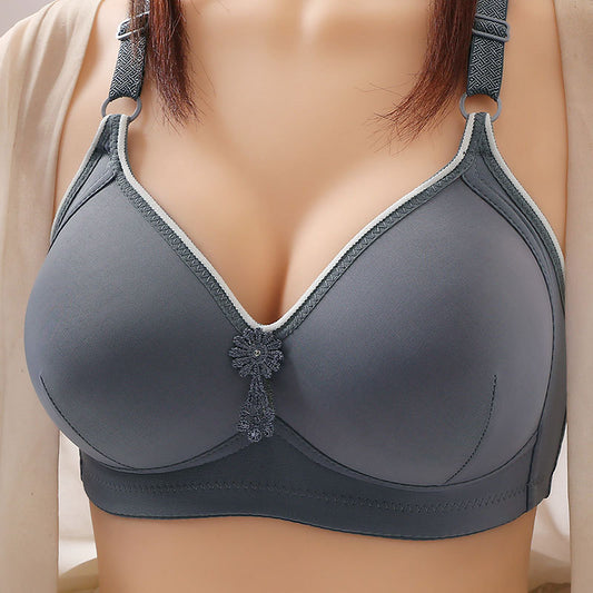 Women's Comfortable Wire-Free Plus Size Bra - Breathable Support Underwear