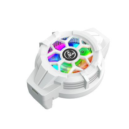 Extreme Wind Cooling Gaming Phone Radiator - RGB Back Clip Semiconductor Cooler with High-Speed Fan