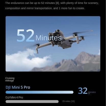 DJI Mini 5 Pro 1-inch Compact Drone - Omnidirectional Obstacle Avoidance Fly More Combo