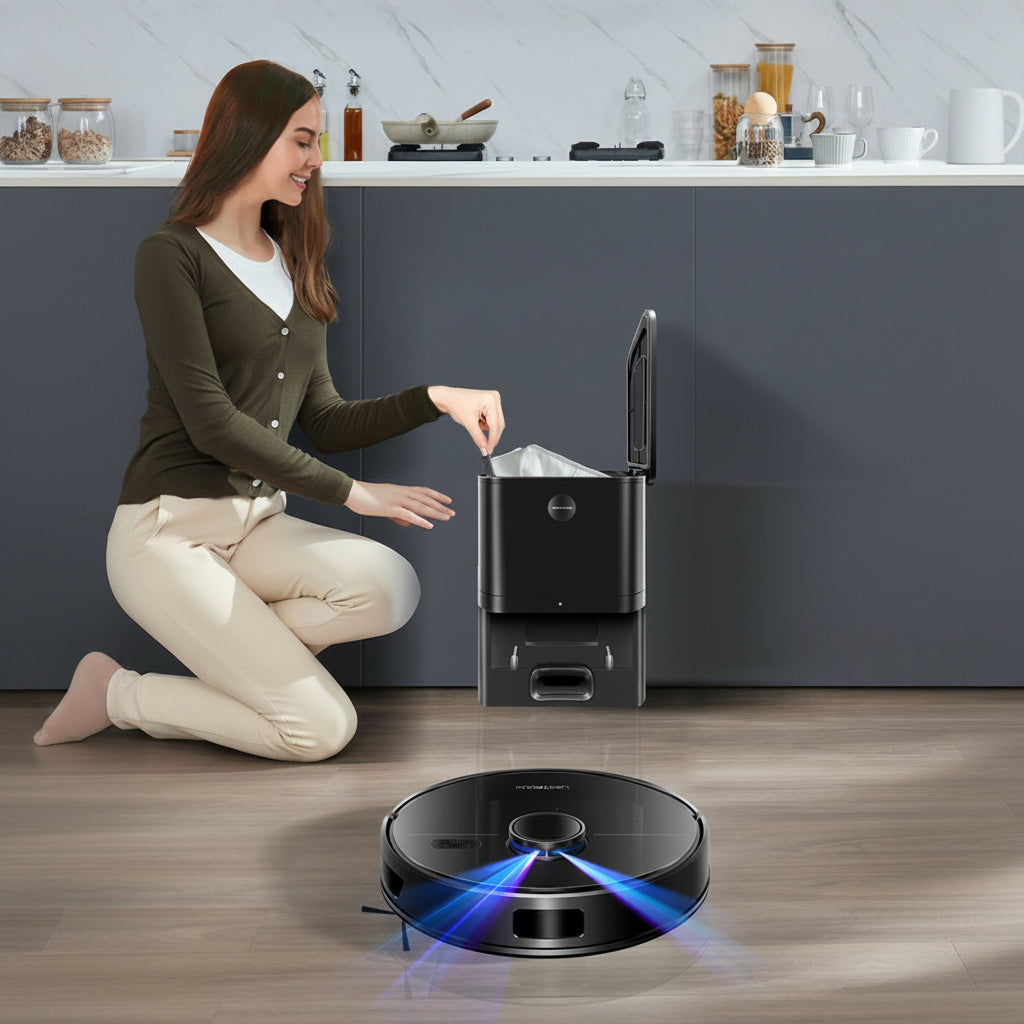 3-in-1 Robot Vacuum Cleaner – Automatic Sweeping, Mopping & Washing with Scheduled Timer